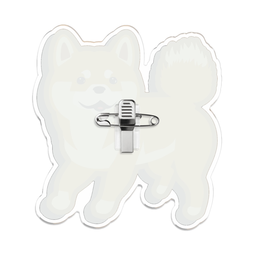 なるわん座限定!アクリルバッジ・しばっち(散歩8回目)