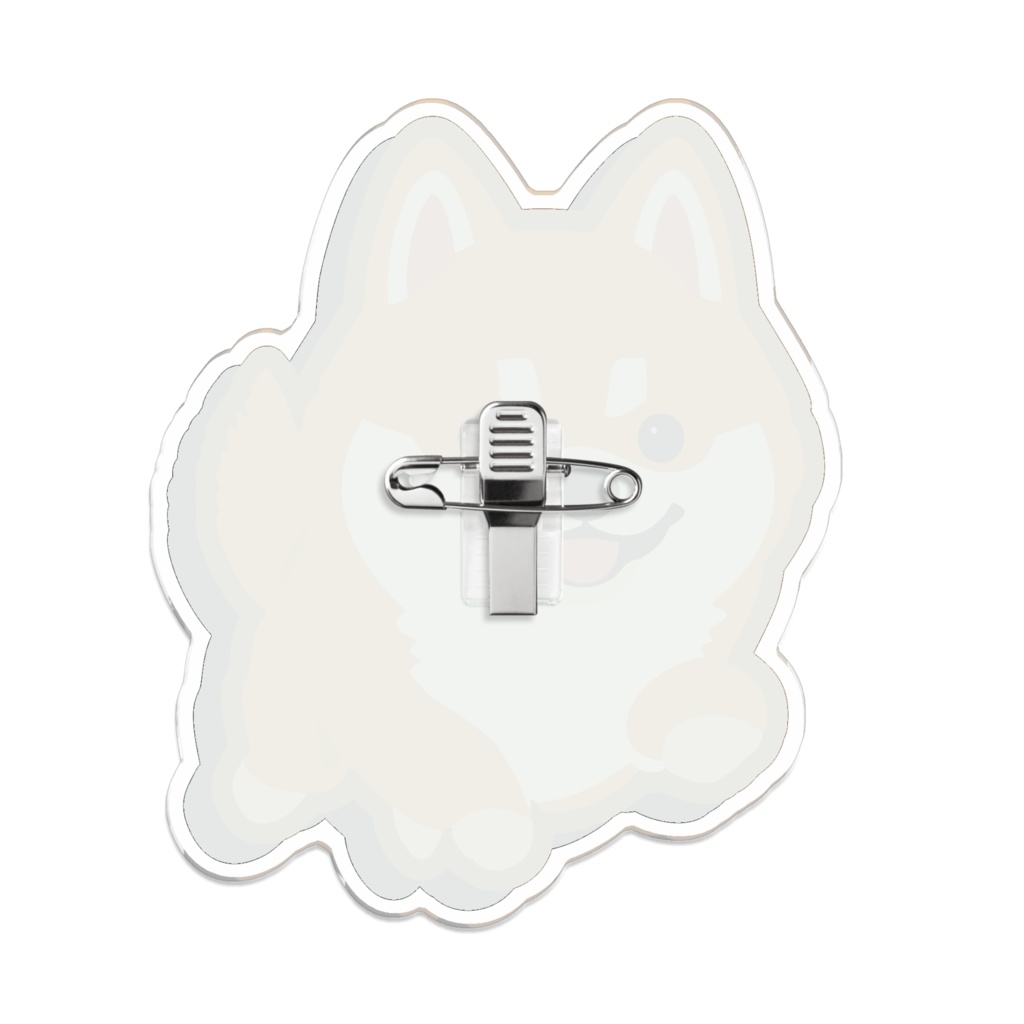 なるわん座限定!アクリルバッジ・しばっち(散歩7回目)