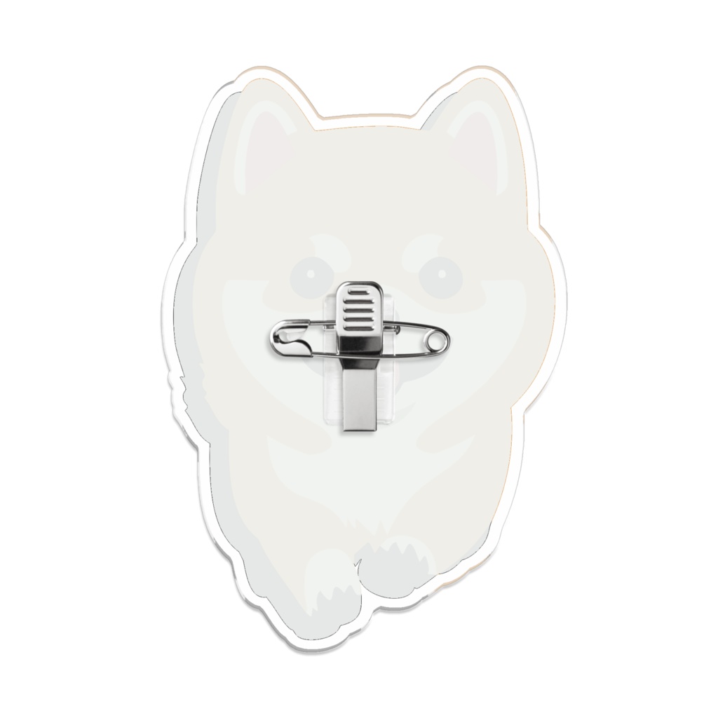 なるわん座限定!アクリルバッジ・しばっち(散歩3回目)