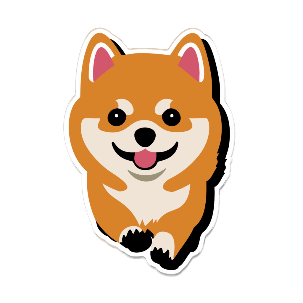 なるわん座限定!アクリルバッジ・しばっち(散歩3回目)
