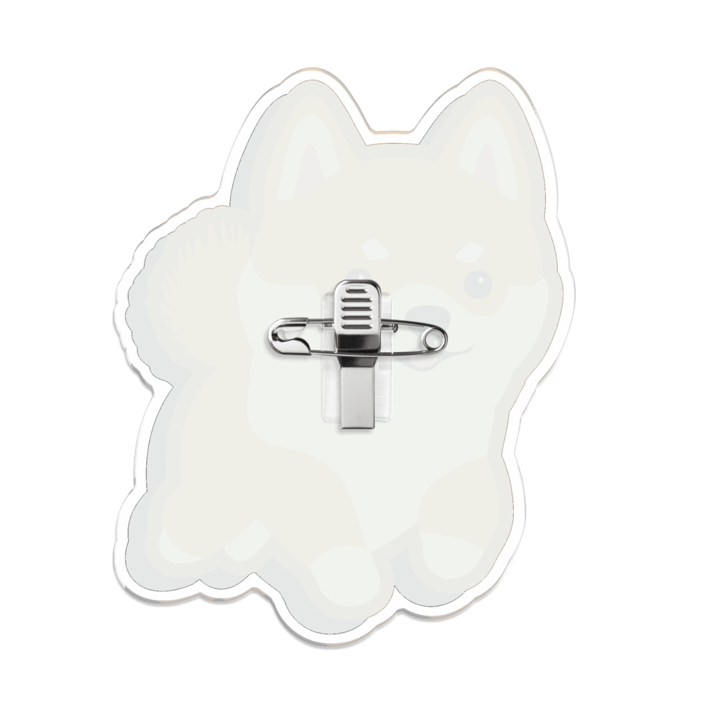 なるわん座限定!アクリルバッジ・しばっち(散歩2回目)