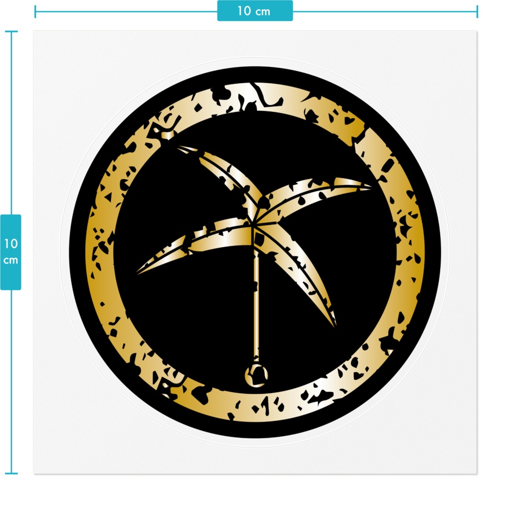 なるわん座限定!家紋ステッカー・羽根