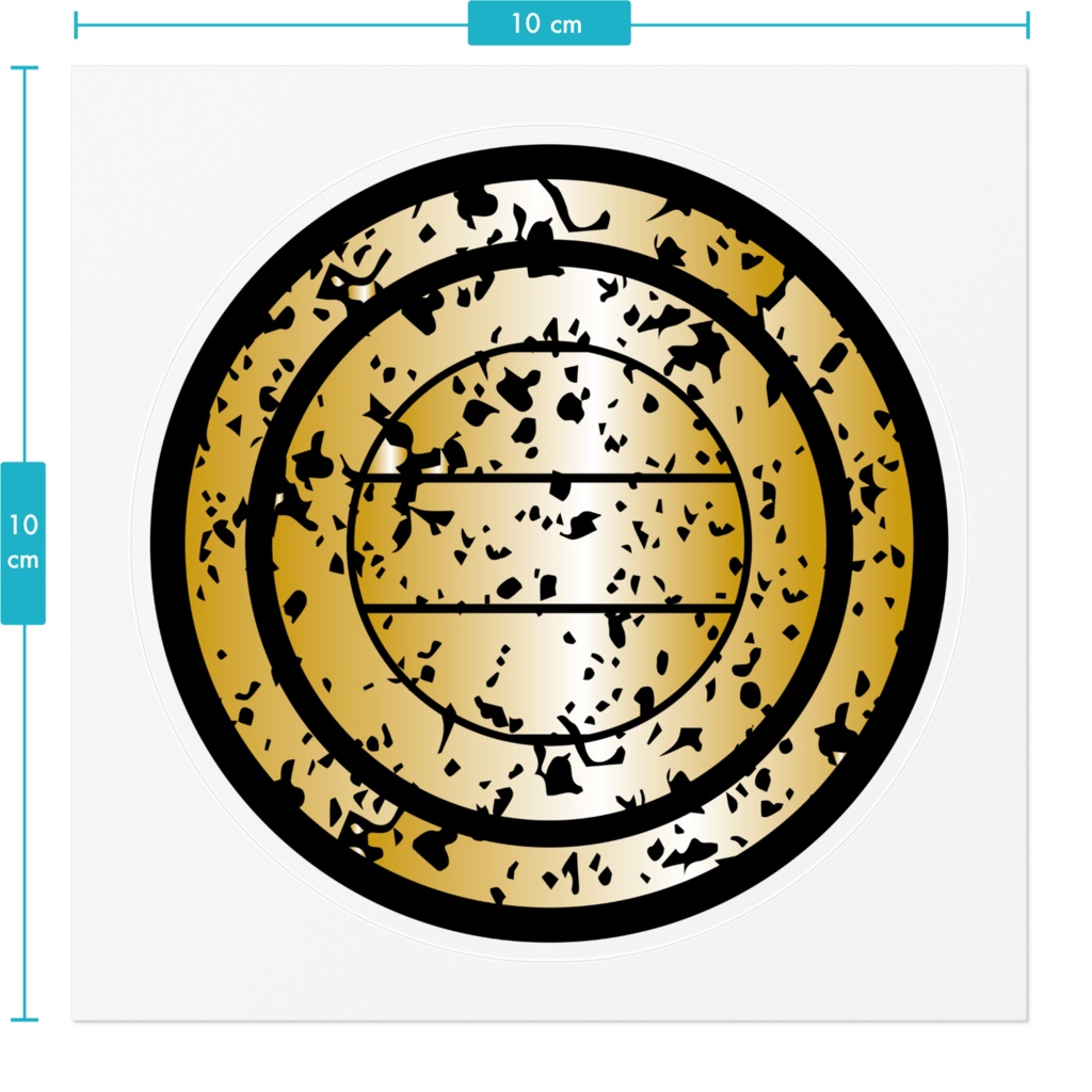なるわん座限定!家紋ステッカー・三浦三ツ引キ