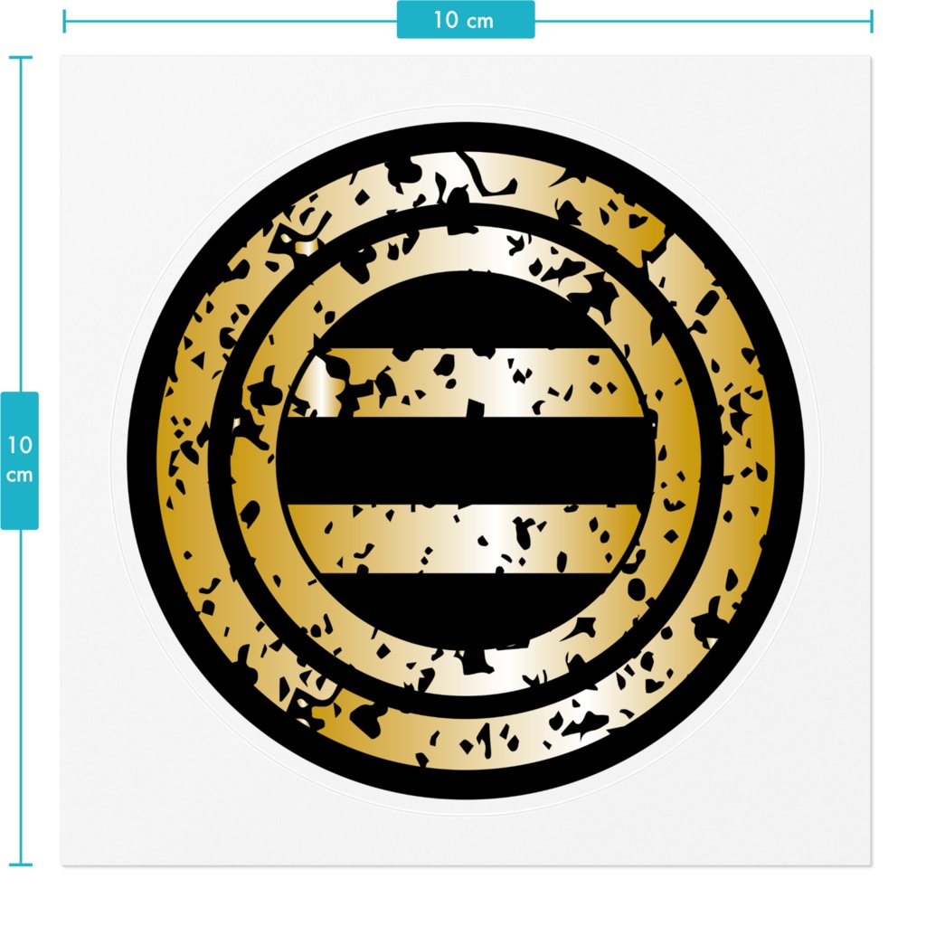 なるわん座限定!ステッカー・丸ノ内ニ二ツ引キ
