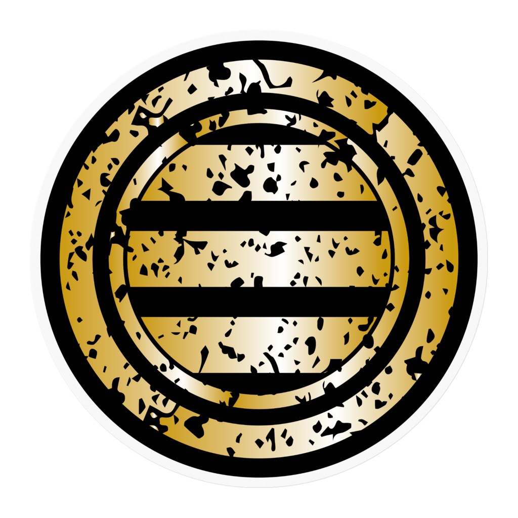 なるわん座限定!ステッカー・細輪ノ内ニ太三ツ引キ