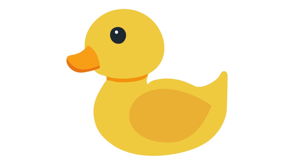 ダウンロード販売素材・販促イラスト素材・アヒルZIP (AI, PNG形式)