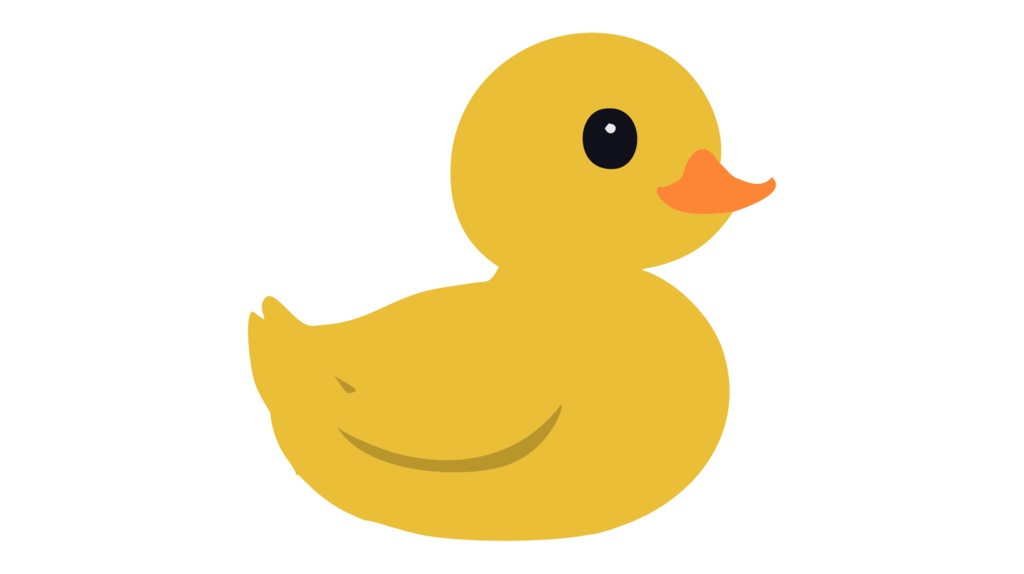 ダウンロード販売素材・販促イラスト素材・アヒルZIP (AI, PNG形式)