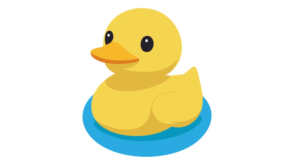 ダウンロード販売素材・販促イラスト素材・アヒルZIP (AI, PNG形式)