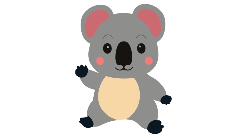 ダウンロード販売素材・販促イラスト素材・コアラZIP (AI, PNG形式)