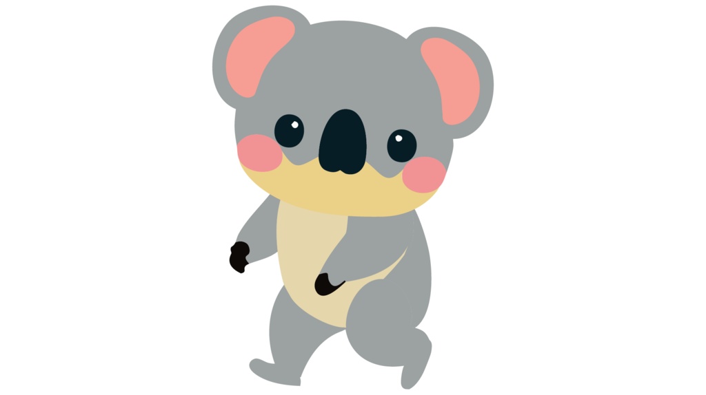 ダウンロード販売素材・販促イラスト素材・コアラZIP (AI, PNG形式)