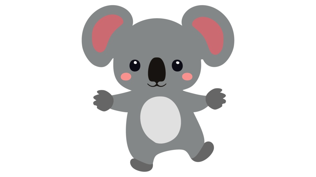 ダウンロード販売素材・販促イラスト素材・コアラZIP (AI, PNG形式)