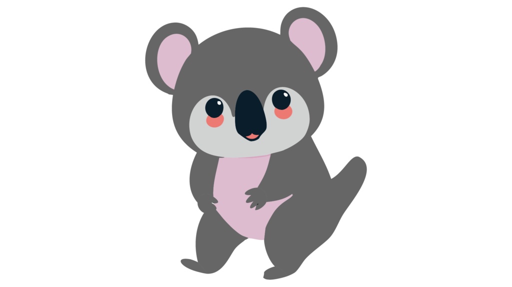 ダウンロード販売素材・販促イラスト素材・コアラZIP (AI, PNG形式)