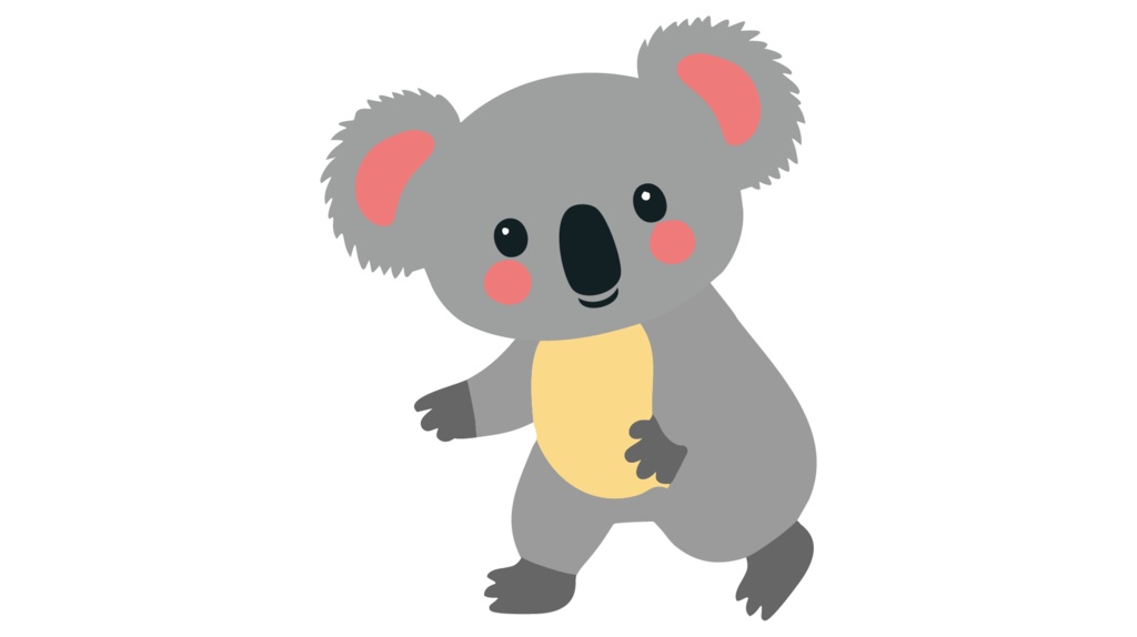 ダウンロード販売素材・販促イラスト素材・コアラZIP (AI, PNG形式)