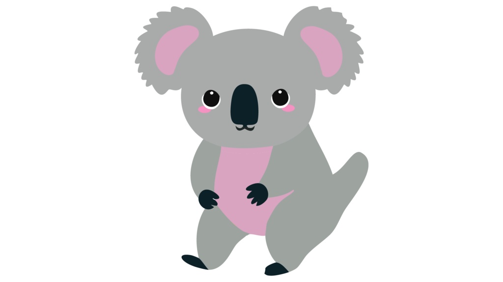 ダウンロード販売素材・販促イラスト素材・コアラZIP (AI, PNG形式)