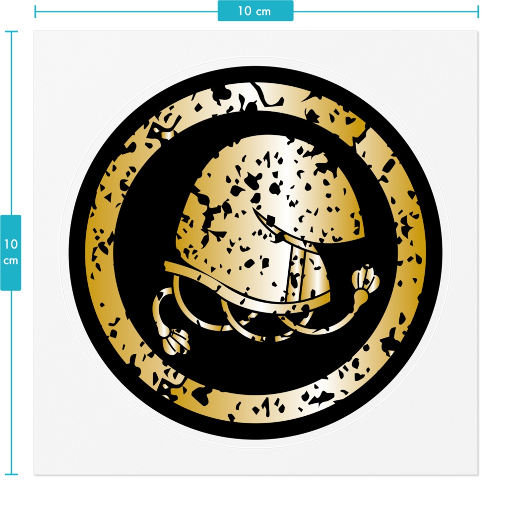 なるわん座限定!家紋ステッカー・大将烏帽子