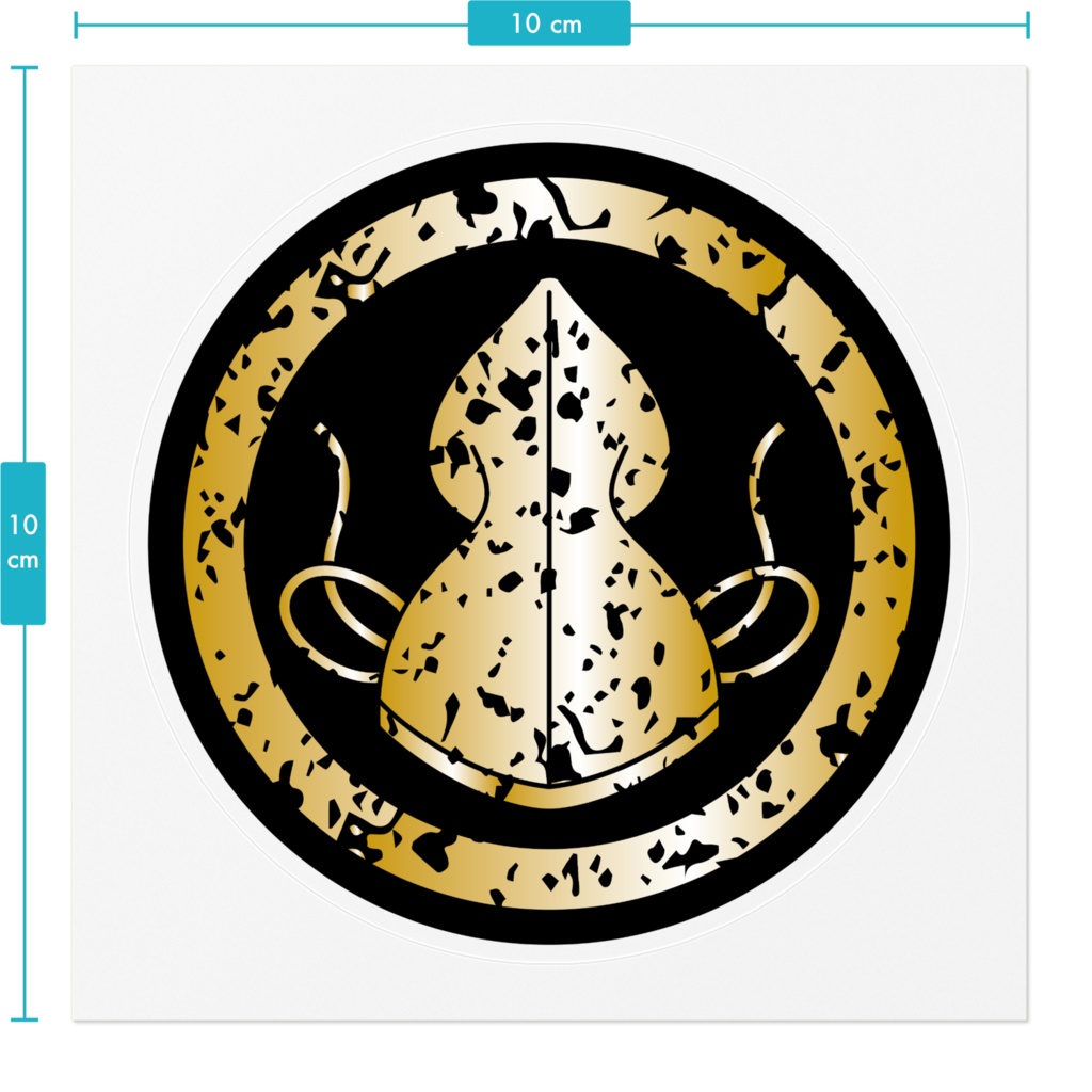 なるわん座限定!家紋ステッカー・立テ烏帽子