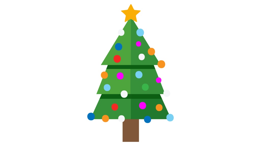 ダウンロード販売素材・販促イラスト素材・クリスマスツリーZIP (AI, PNG形式)