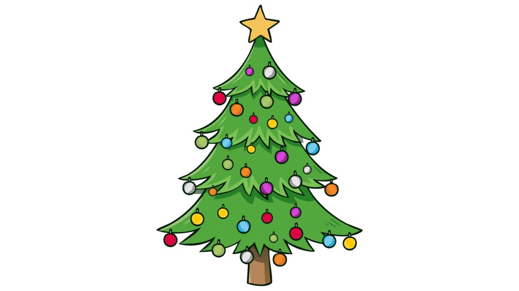 ダウンロード販売素材・販促イラスト素材・クリスマスツリーZIP (AI, PNG形式)