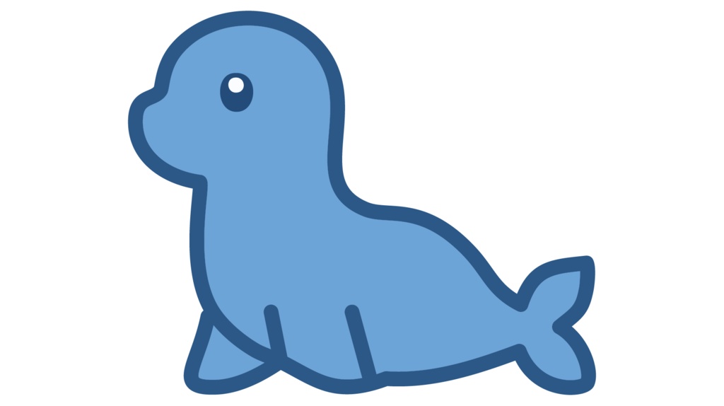 ダウンロード販売素材・販促イラスト素材・アザラシ(あざらし・海豹)ZIP (AI, PNG形式)