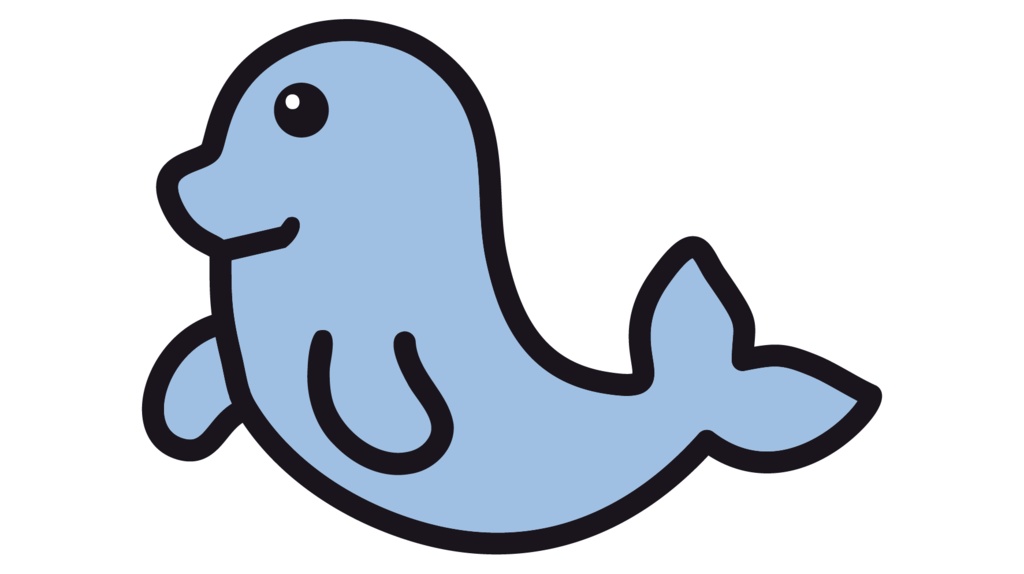 ダウンロード販売素材・販促イラスト素材・アザラシ(あざらし・海豹)ZIP (AI, PNG形式)