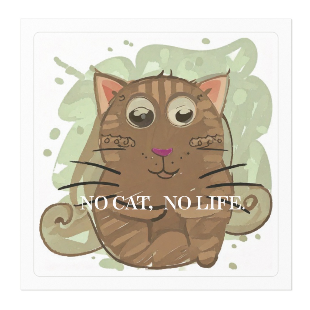 なるわん座招福ステッカー・猫のいない人生なんて・9月9日