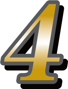 ダウンロード販売素材・販促イラスト素材・ゴージャスな数字素材ZIP (AI, PNG形式)