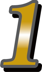 ダウンロード販売素材・販促イラスト素材・ゴージャスな数字素材ZIP (AI, PNG形式)