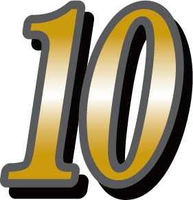 ダウンロード販売素材・販促イラスト素材・ゴージャスな数字素材ZIP (AI, PNG形式)