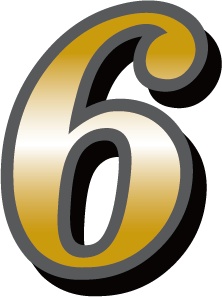 ダウンロード販売素材・販促イラスト素材・ゴージャスな数字素材ZIP (AI, PNG形式)