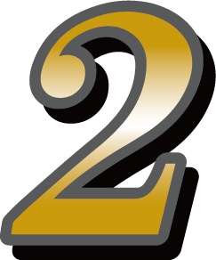 ダウンロード販売素材・販促イラスト素材・ゴージャスな数字素材ZIP (AI, PNG形式)