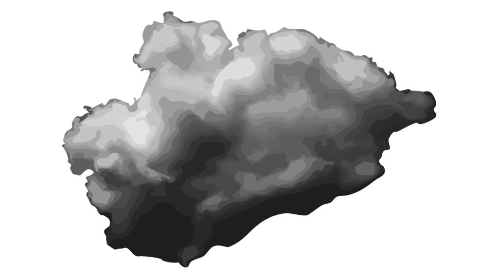 ダウンロード販売素材・販促イラスト素材・雨雲ZIP (AI, PNG形式)