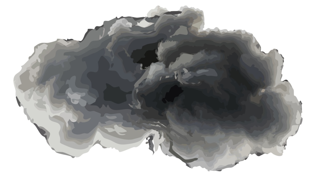 ダウンロード販売素材・販促イラスト素材・雨雲ZIP (AI, PNG形式)