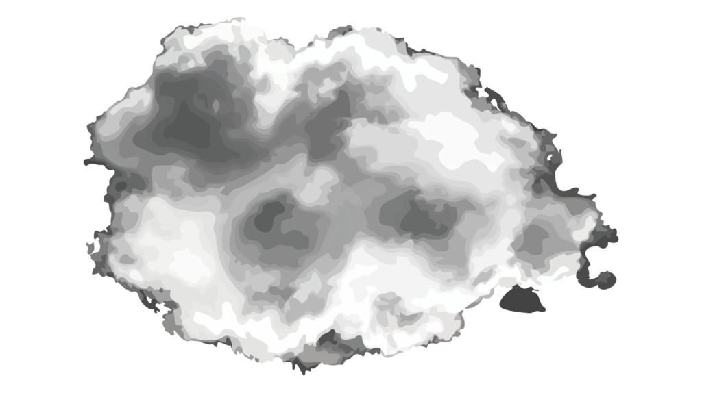 ダウンロード販売素材・販促イラスト素材・雨雲ZIP (AI, PNG形式)