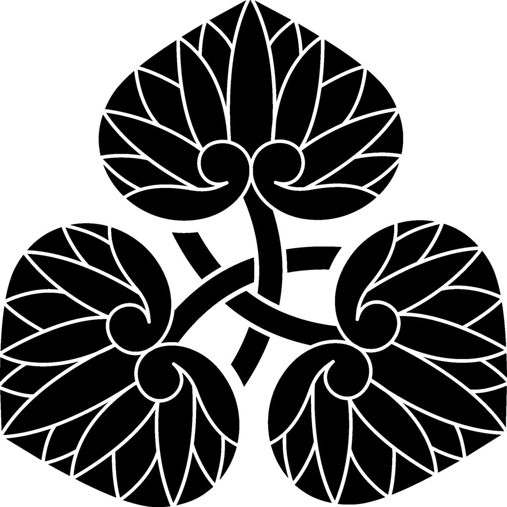 ダウンロード販売素材(AI, PNG形式)・家紋素材・葵【18種廉価版】