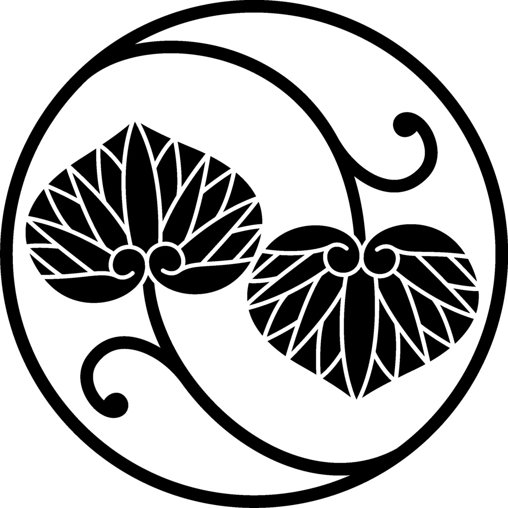 ダウンロード販売素材(AI, PNG形式)・家紋素材・葵【18種廉価版】