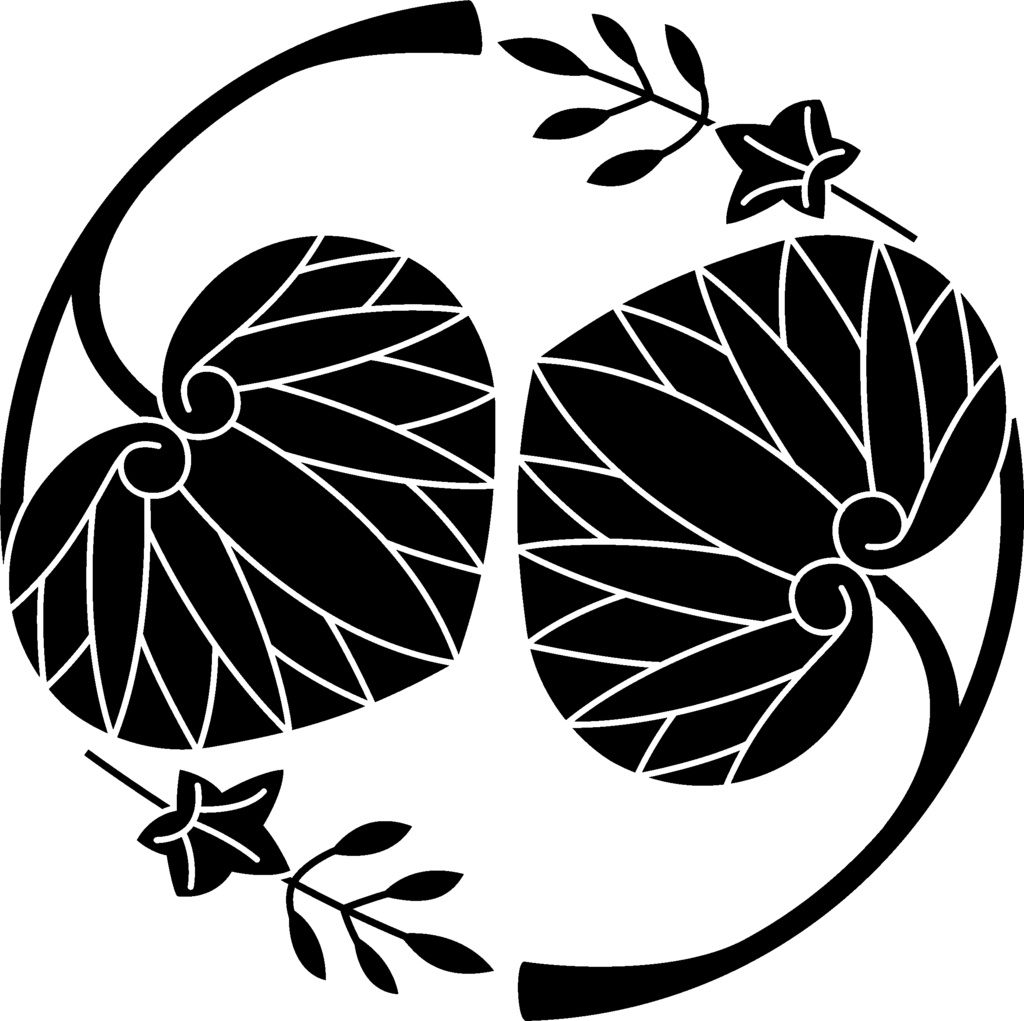 ダウンロード販売素材(AI, PNG形式)・家紋素材・葵【18種廉価版】