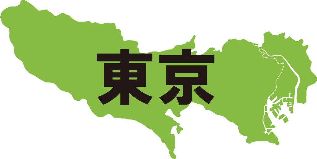 ダウンロード販売素材(AI, PNG形式)・都道府県日本地図