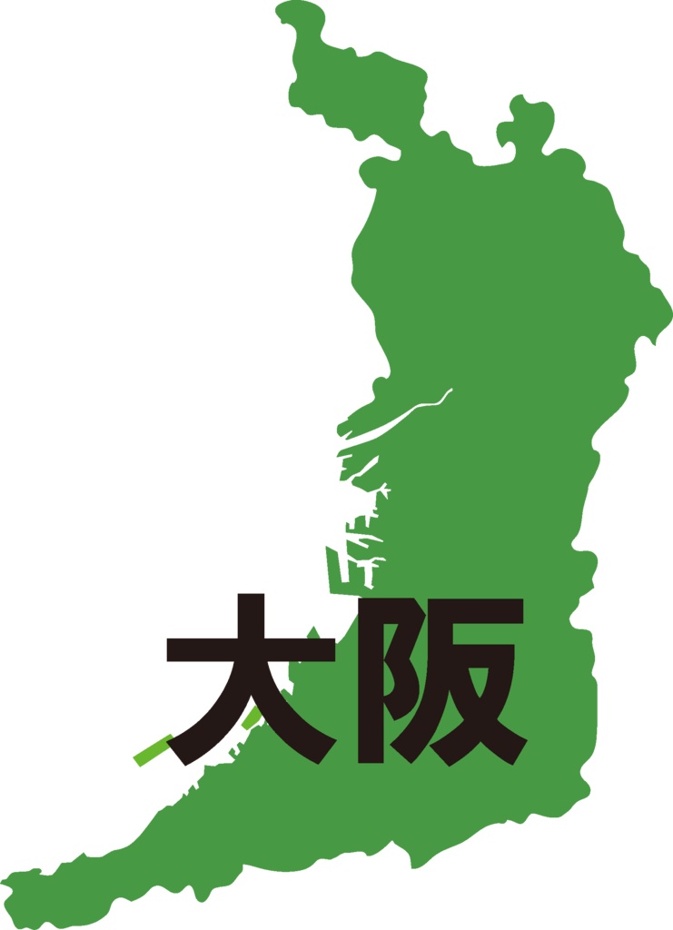 ダウンロード販売素材(AI, PNG形式)・都道府県日本地図