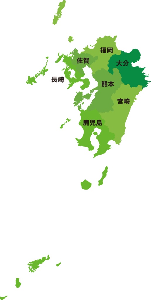 ダウンロード販売素材(AI, PNG形式)・都道府県日本地図