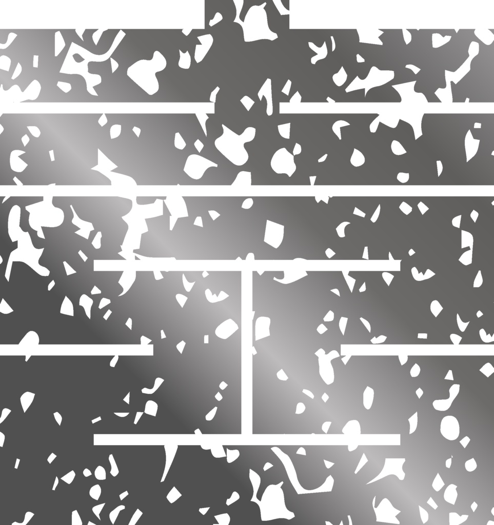 ダウンロード販売素材・メタリック家紋素材【廉価版】・角字・その1【10種】(AI, PNG形式)