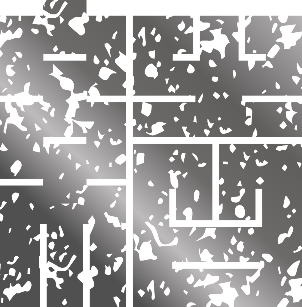 ダウンロード販売素材・メタリック家紋素材【廉価版】・角字・その2【10種】(AI, PNG形式)