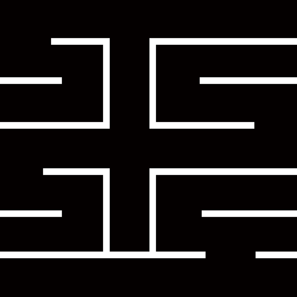 ダウンロード販売素材・家紋素材【廉価版】・角字・その3【10種】(AI, PNG形式)