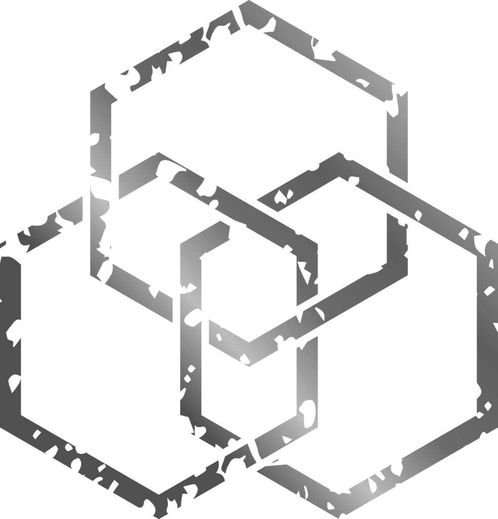 ダウンロード販売素材・メタリック家紋素材【廉価版】・亀甲①【8種】(AI, PNG形式)