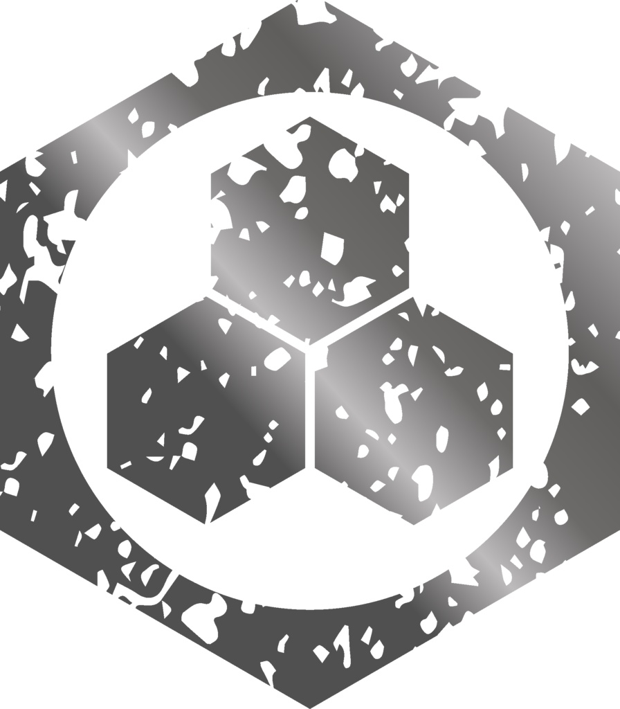 ダウンロード販売素材・メタリック家紋素材【廉価版】・亀甲②【8種】(AI, PNG形式)