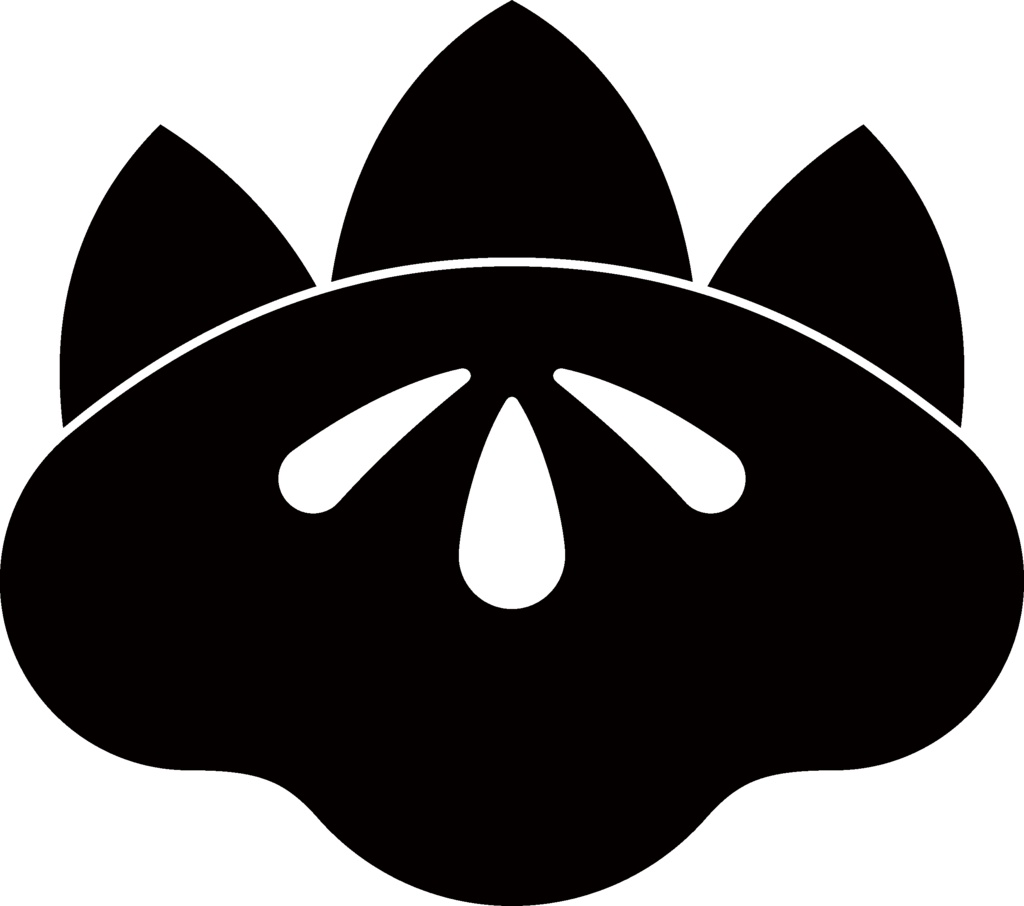 ダウンロード販売素材・家紋素材【廉価版】・桐②【12種】(AI, PNG形式)