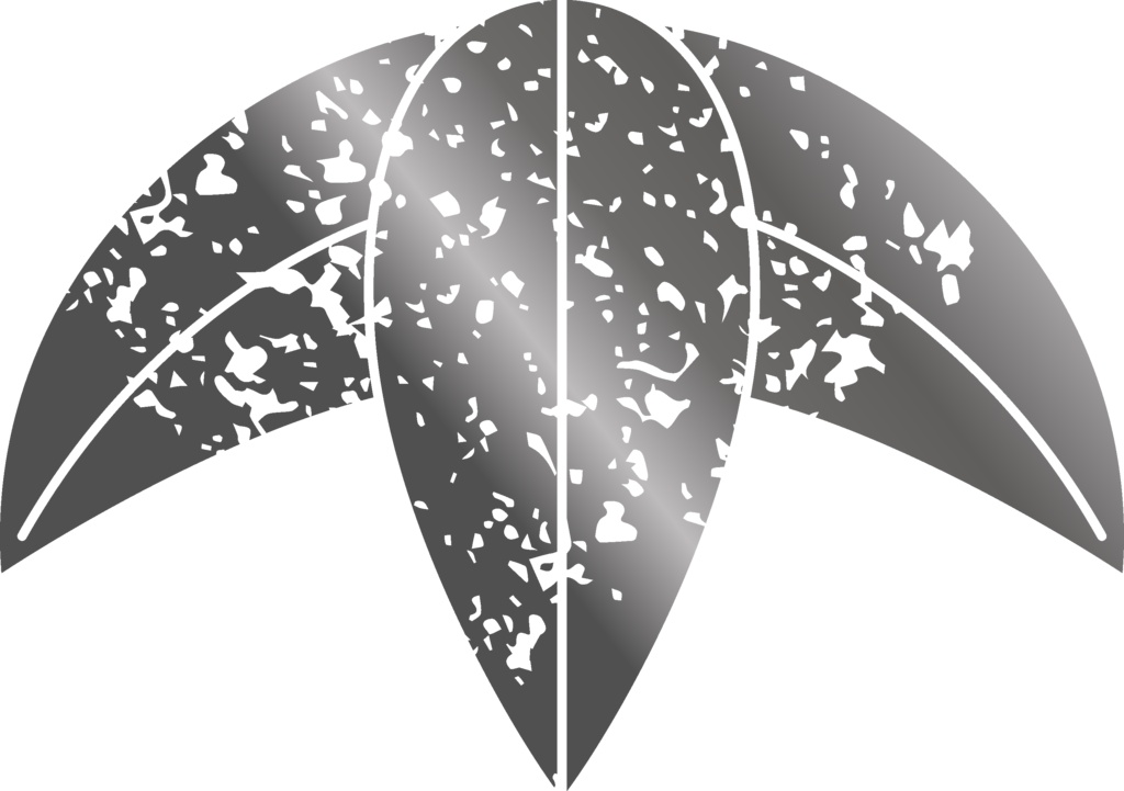 ダウンロード販売素材・メタリック家紋素材【廉価版】・笹①【8種】(AI, PNG形式)
