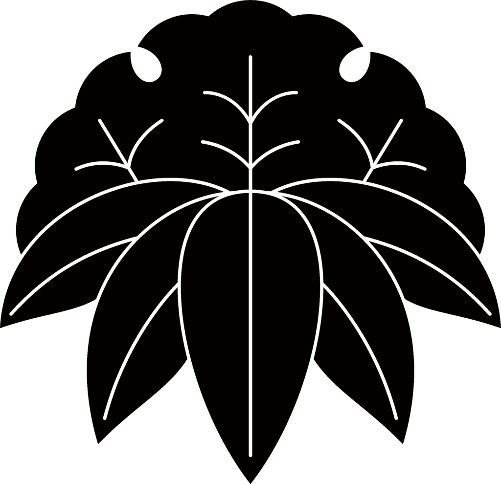 ダウンロード販売素材・家紋素材【廉価版】・笹③【8種】(AI, PNG形式)