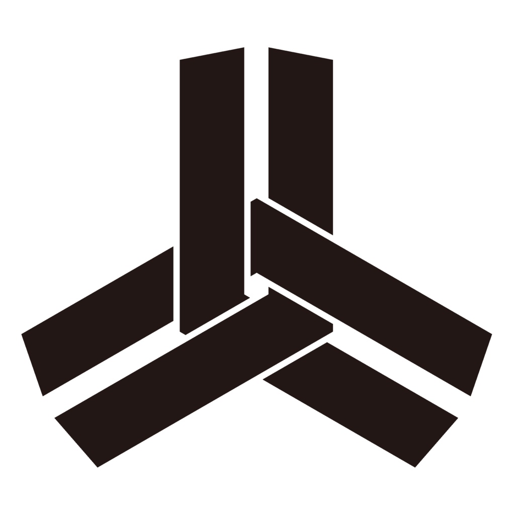 ダウンロード販売素材・家紋素材【廉価版】・山形【8種】(AI, PNG形式)