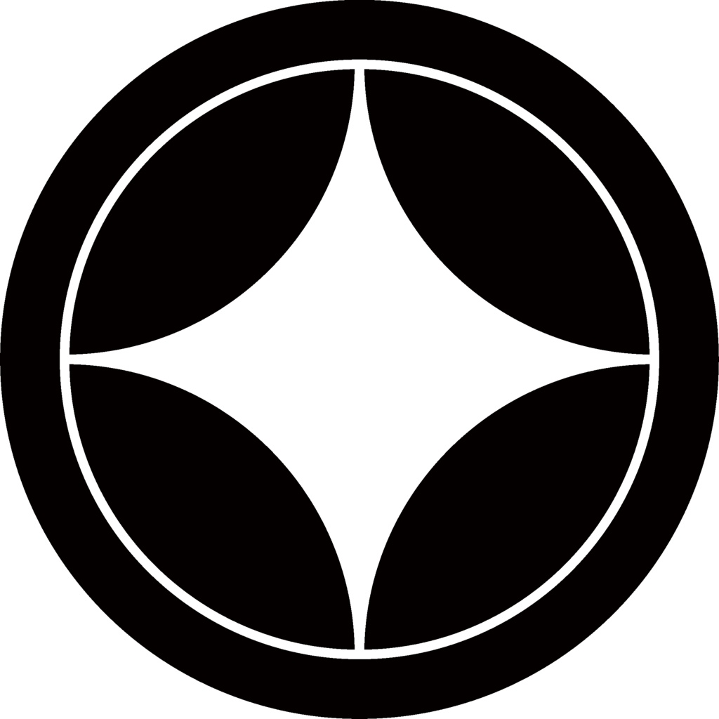 ダウンロード販売素材・家紋素材【廉価版】・七宝【8種】(AI, PNG形式)