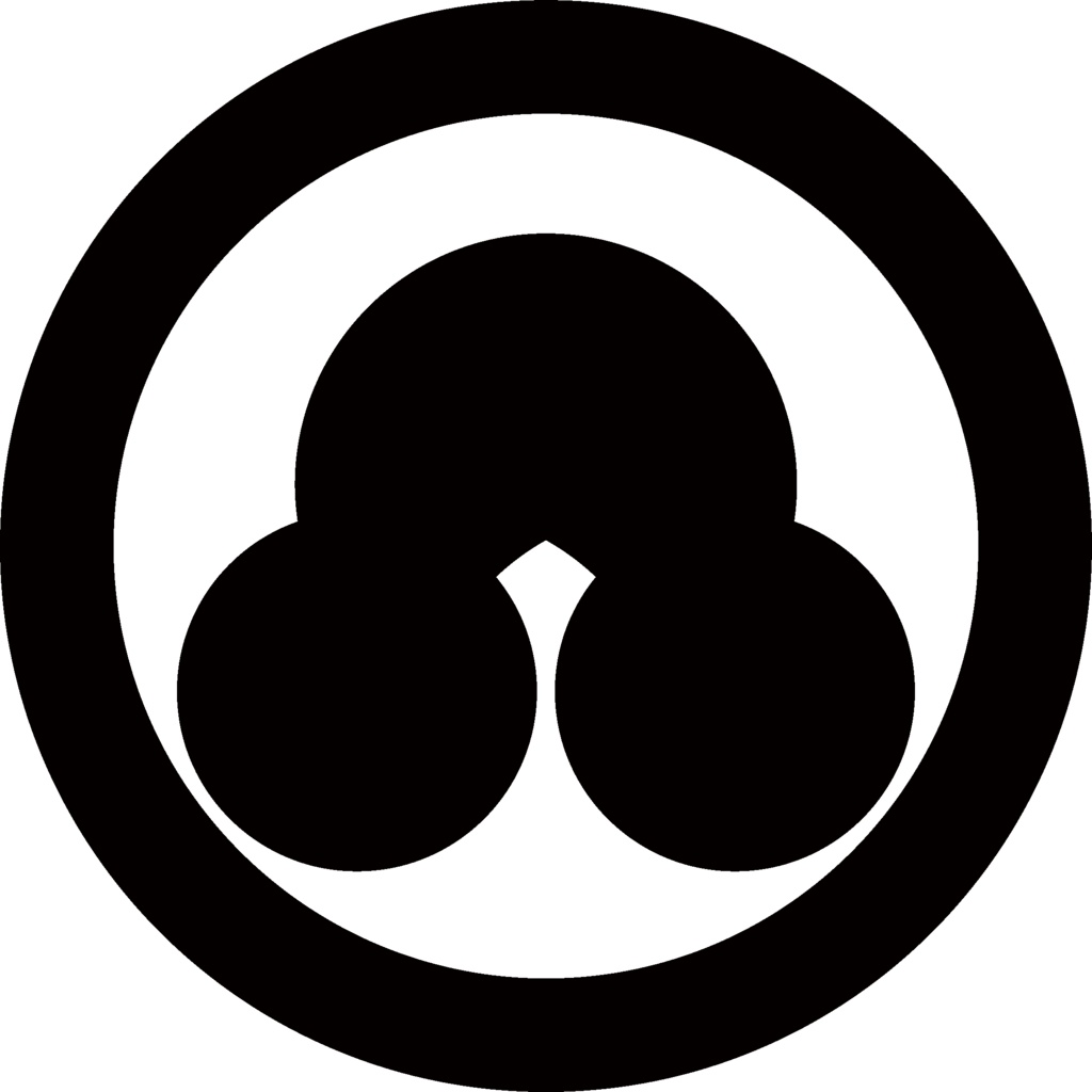 ダウンロード販売素材・家紋素材【廉価版】・洲浜①【7種】(AI, PNG形式)